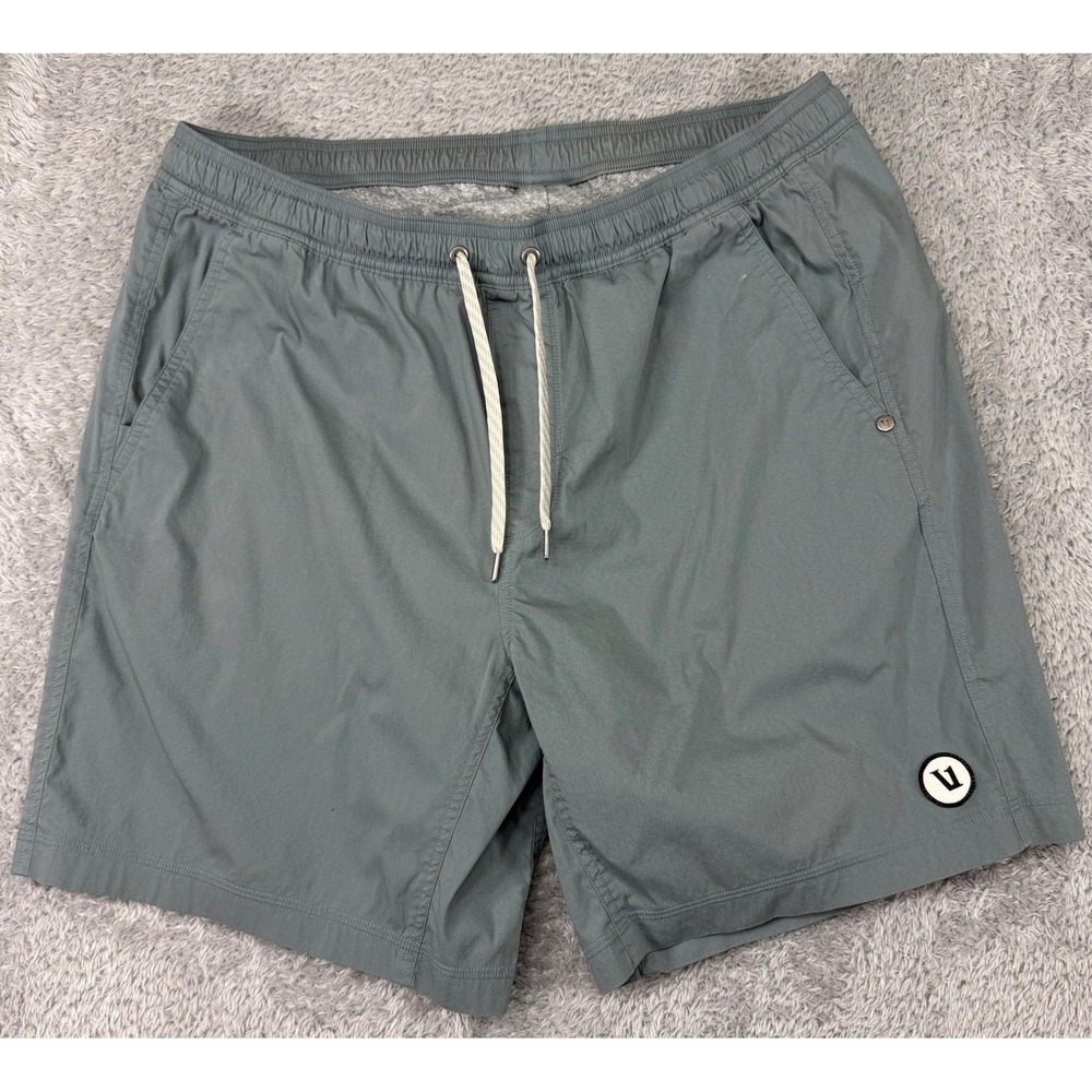 Vuori Kore Everyday Shorts Mens Size L Dusty Blue 7.5 In Lined V3028
